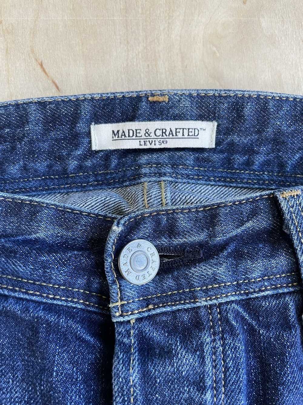 Levi's Made & Crafted Ruler Straight Jeans Distre… - image 4