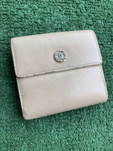 Chanel CC leather bifold wallet