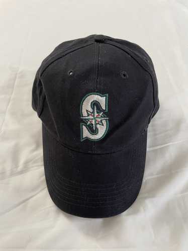 Off White Seattle Mariners Indigo Blue Visor Gray Bottom Safeco Field Side Patch New Era 59FIFTY Fitted 71/2
