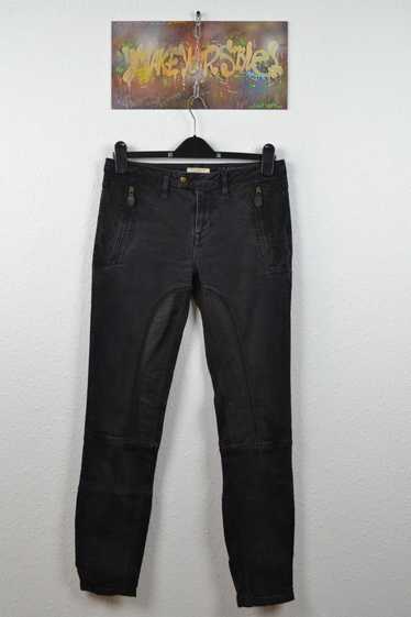 Burberry × Luxury Burberry Brit Woman’s Jeans Leat