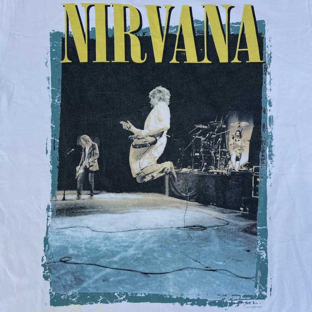 Kurt Cobain × Nirvana × Rock T Shirt NIRVANA “LIV… - image 3