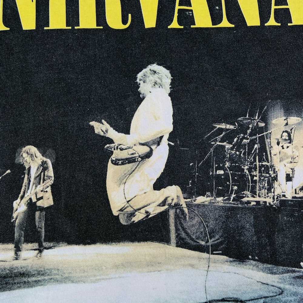 Kurt Cobain × Nirvana × Rock T Shirt NIRVANA “LIV… - image 5