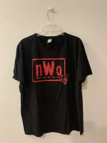 Wcw/Nwo × Wwe × Wwf NWO New World Order WWF Tee Si