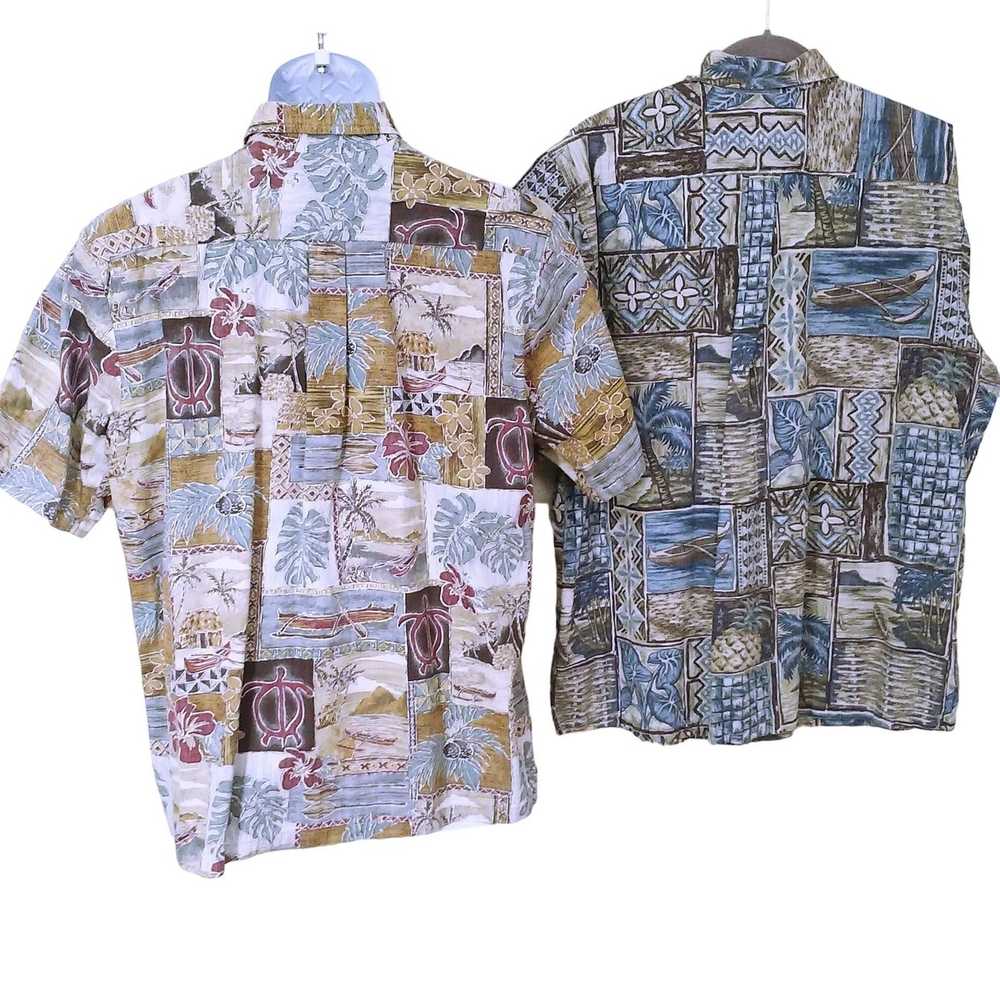 Hawaiian Shirt × Made In Usa × Vintage Lot of 2 V… - image 8