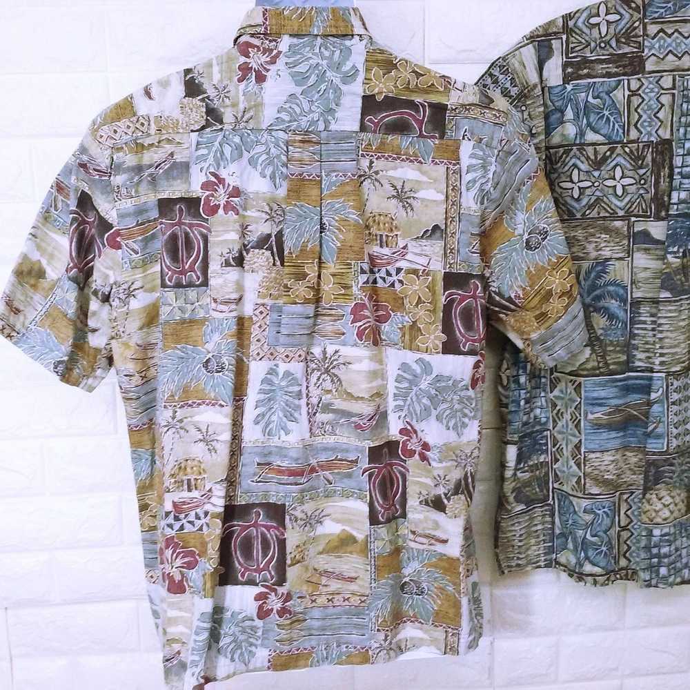 Hawaiian Shirt × Made In Usa × Vintage Lot of 2 V… - image 9