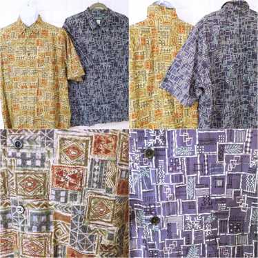 Hawaiian Shirt × Other × Vintage Lot of 2 Tops Co… - image 1