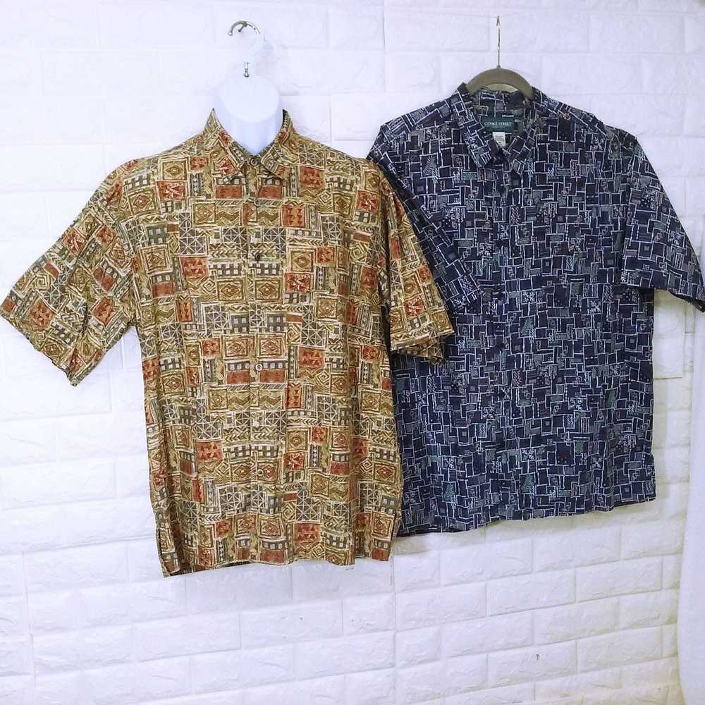 Hawaiian Shirt × Other × Vintage Lot of 2 Tops Co… - image 2