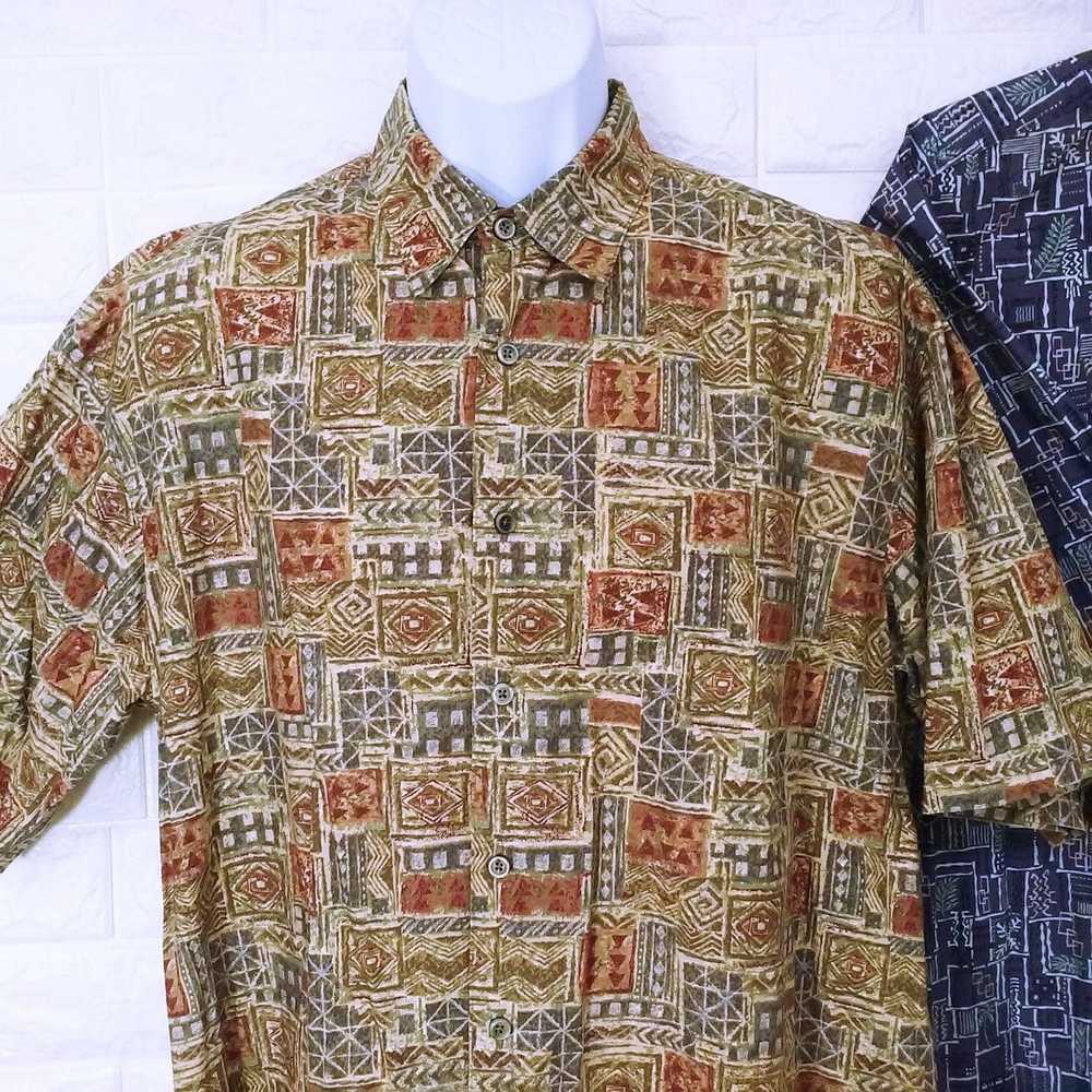 Hawaiian Shirt × Other × Vintage Lot of 2 Tops Co… - image 3