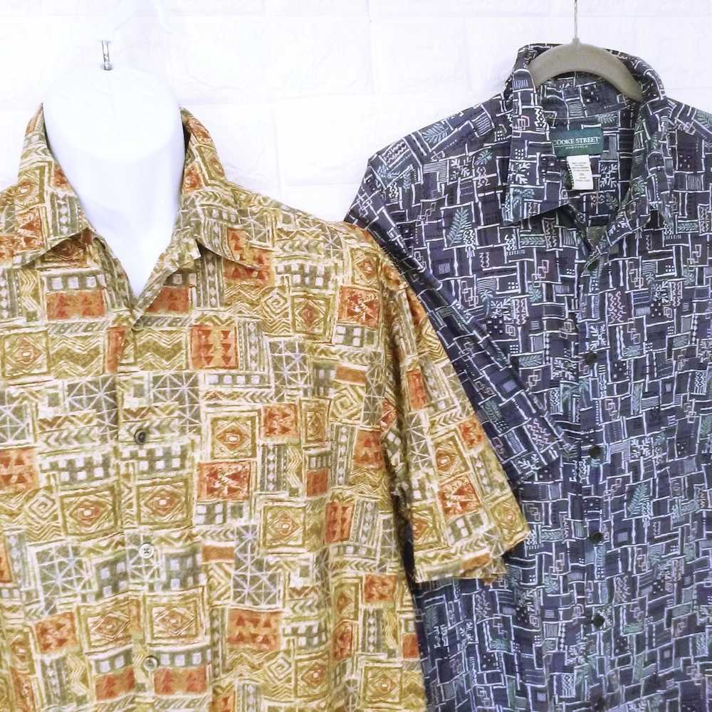 Hawaiian Shirt × Other × Vintage Lot of 2 Tops Co… - image 6