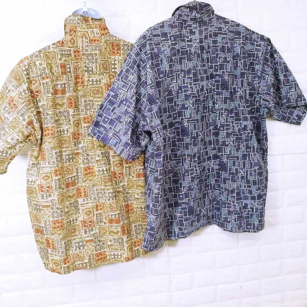 Hawaiian Shirt × Other × Vintage Lot of 2 Tops Co… - image 8