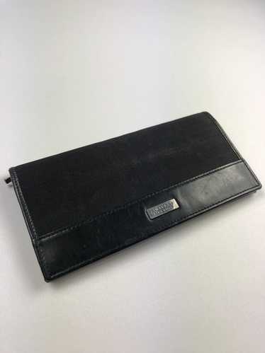 Burberry Burberry checkered leather long wallet