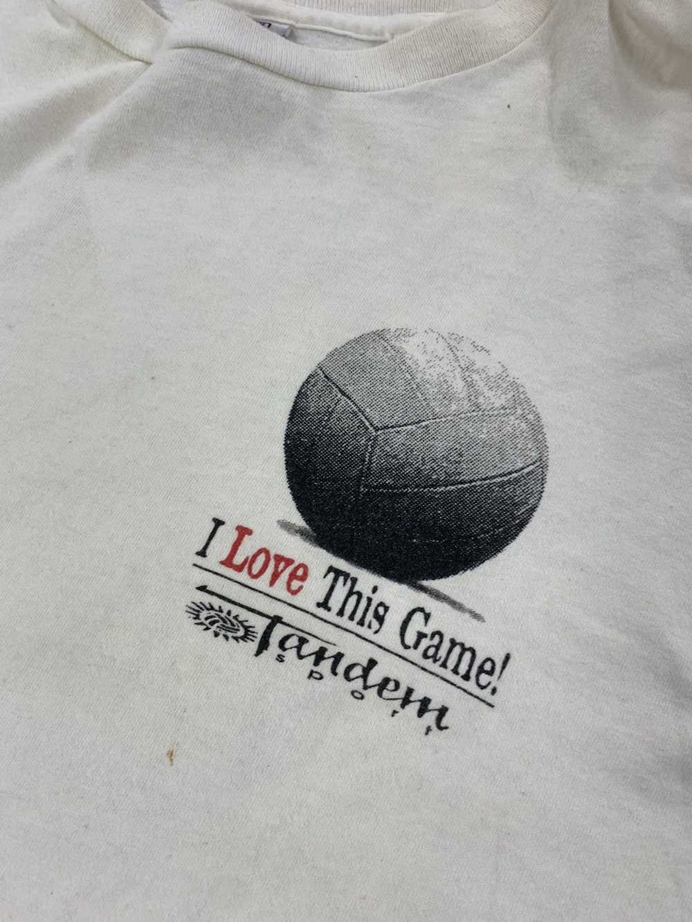 Vintage Vintage I Love Volleyball Tee - image 4