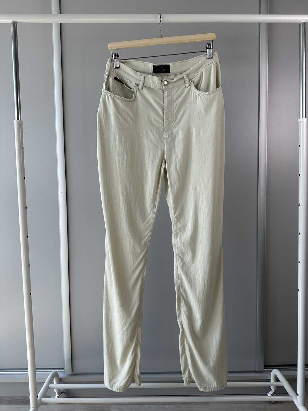 Valentino × Vintage Light beige casual pants old … - image 1