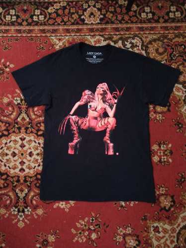 Band Tees × Streetwear × Vintage Lady Gaga T-Shirt - image 1