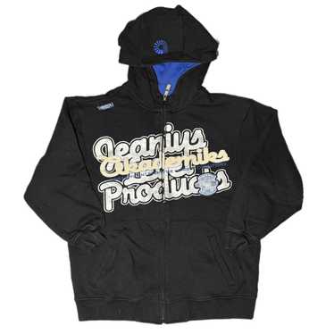 Akademiks Mens Long Sleeve Zipper Hoodie