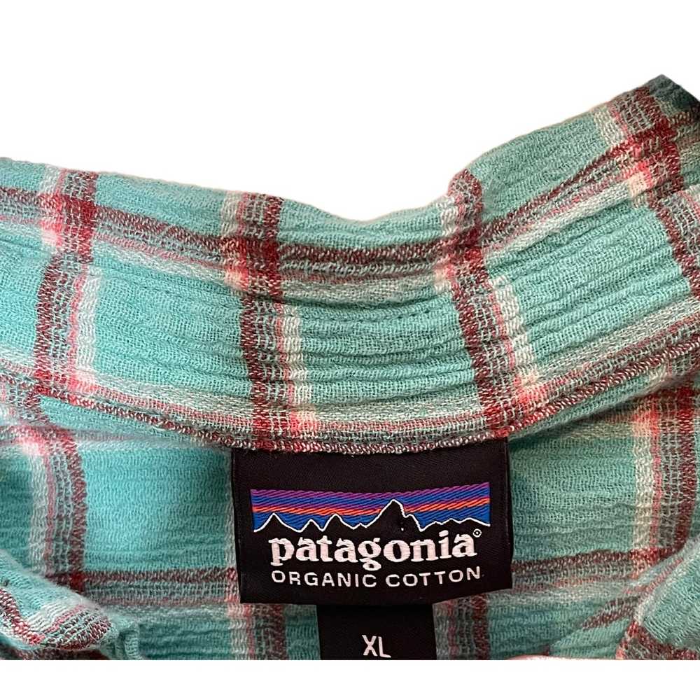 Patagonia Patagonia Shirt Size XL Teal Red White … - image 3