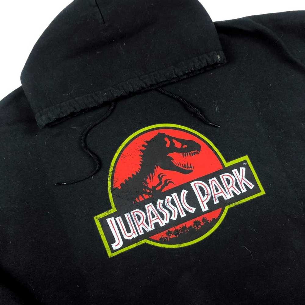 Vintage Vintage hoodie Jurassic park sweatshirt 9… - image 2