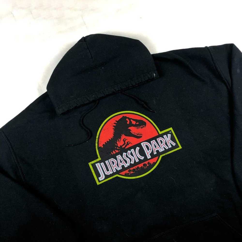 Vintage Vintage hoodie Jurassic park sweatshirt 9… - image 4