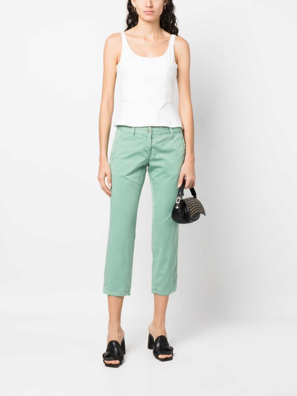 Prada Pre-Owned 1990s mid-rise cropped trousers -… - image 2