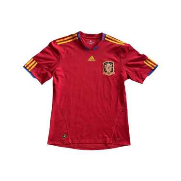 Spain National Football Team 2011 Home Soccer Jersey Shirt Adidas 2010 Mens  M