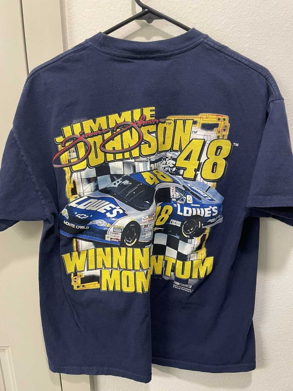 NASCAR × Vintage Jimmie Johnson NASCAR Tee - image 3