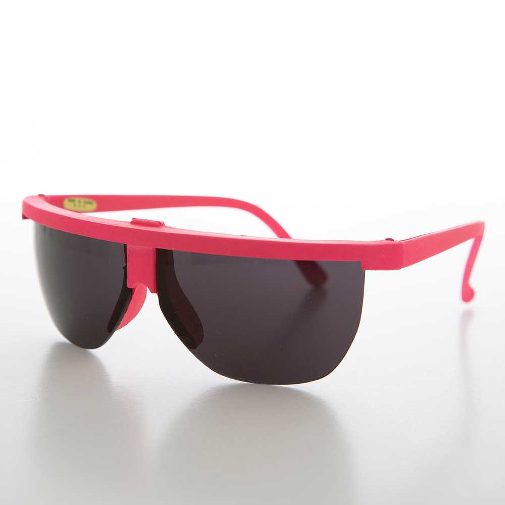 Futuristic Sporty Wraparound Vintage Sunglasses -… - image 2