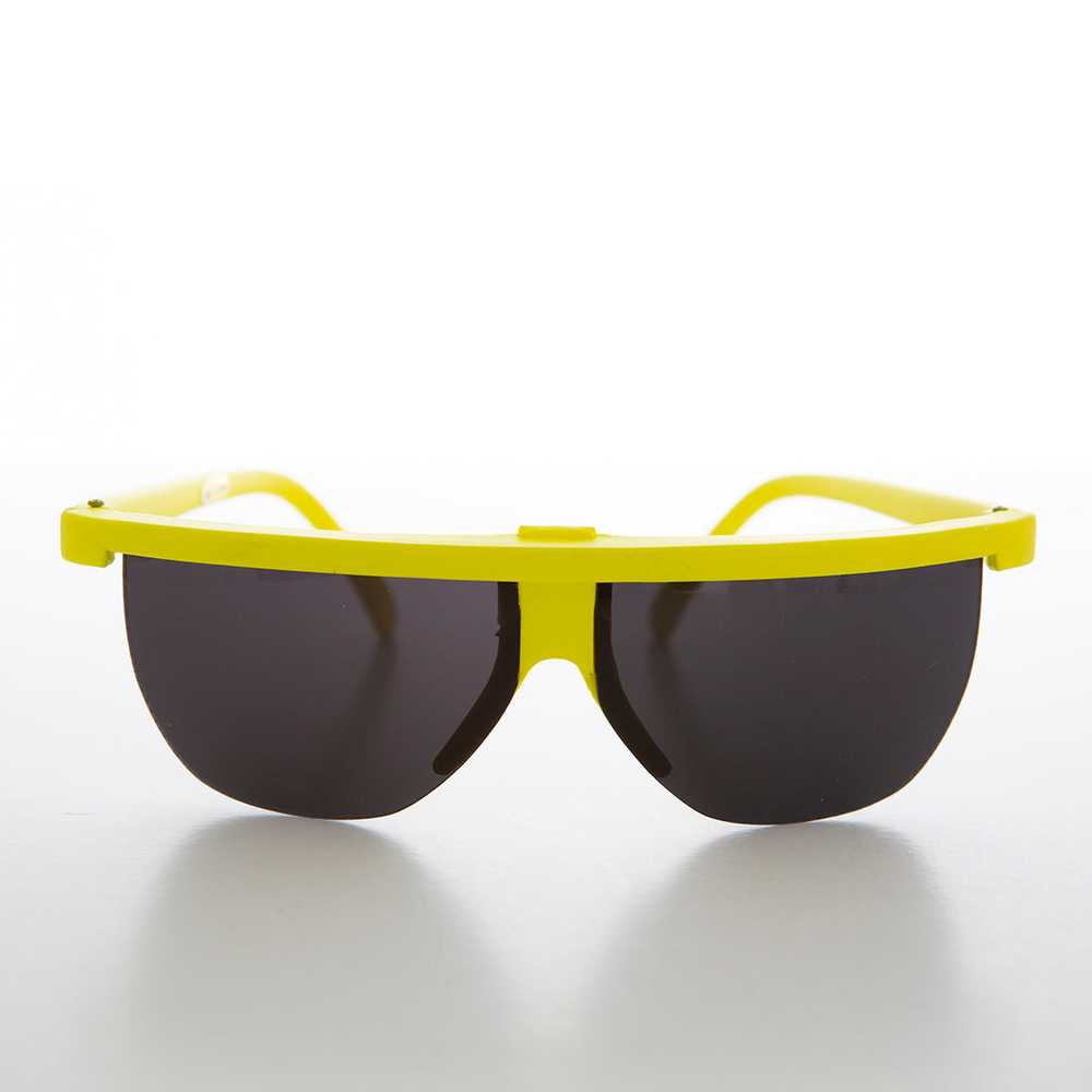 Futuristic Sporty Wraparound Vintage Sunglasses -… - image 5