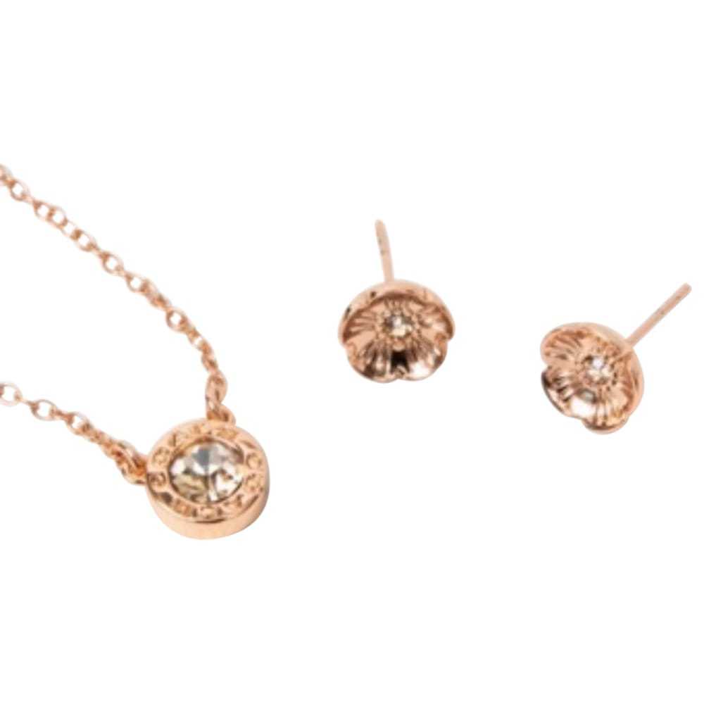 Coach Pink gold necklace - image 3