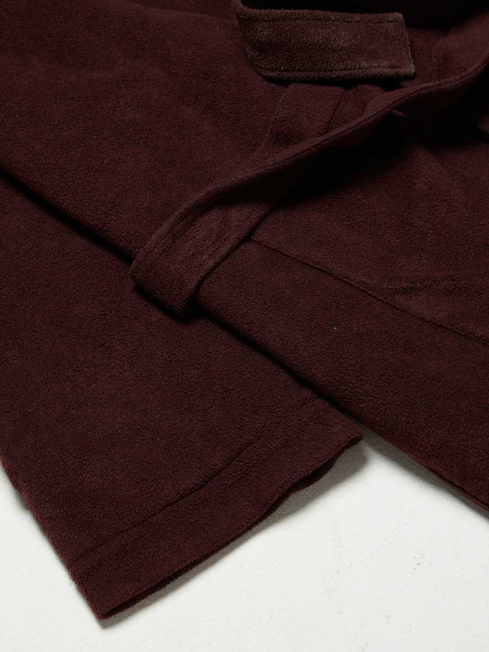 Vetements Burgundy Bathrobe Hooded Quilted Coat - image 4