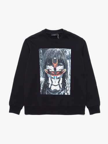 Givenchy Oversized Black Printed Cotton Sweatshirt