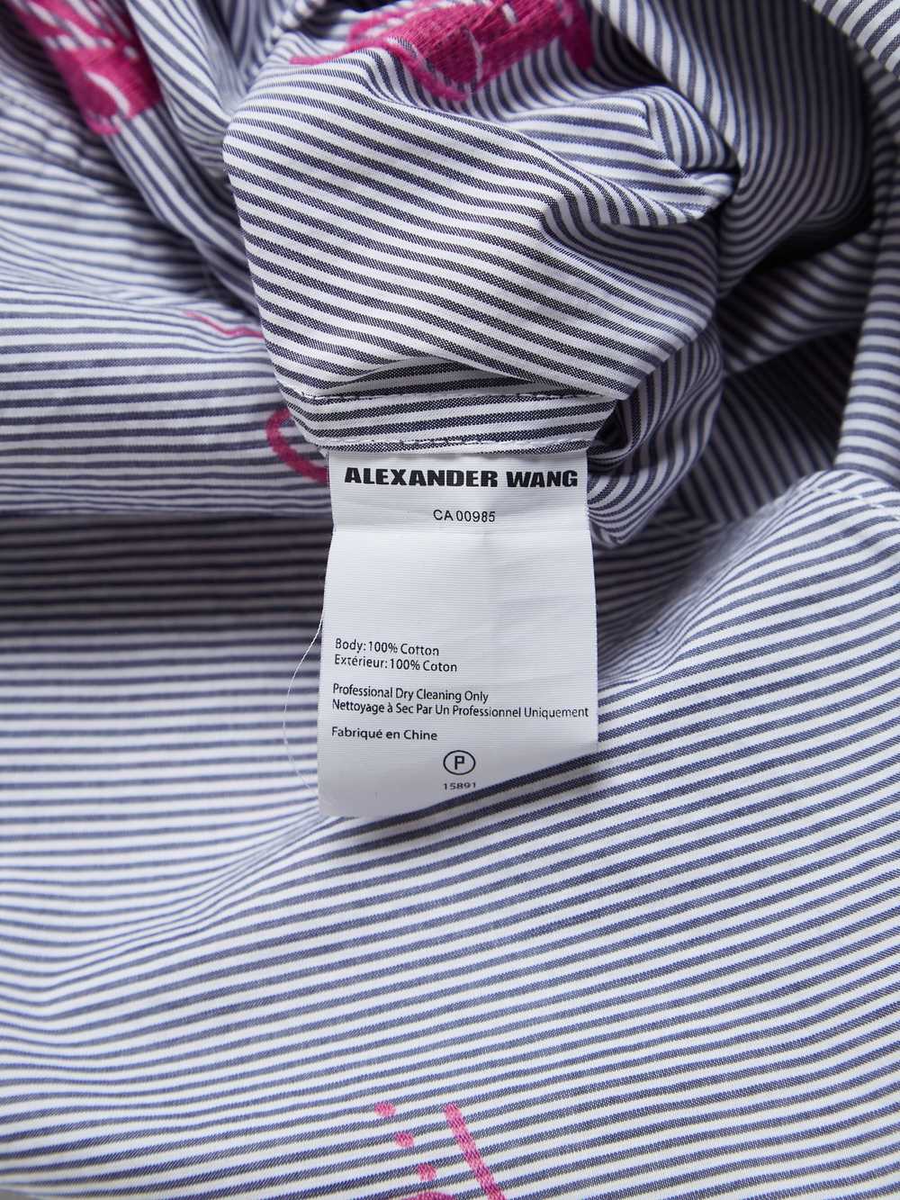 Alexander Wang Striped Girls Printed Cotton Shirt - image 8