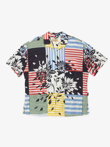 Burberry Short Sleeve Multicolor Printed Hawaian … - image 1