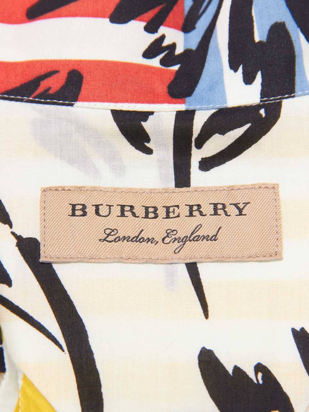 Burberry Short Sleeve Multicolor Printed Hawaian … - image 7