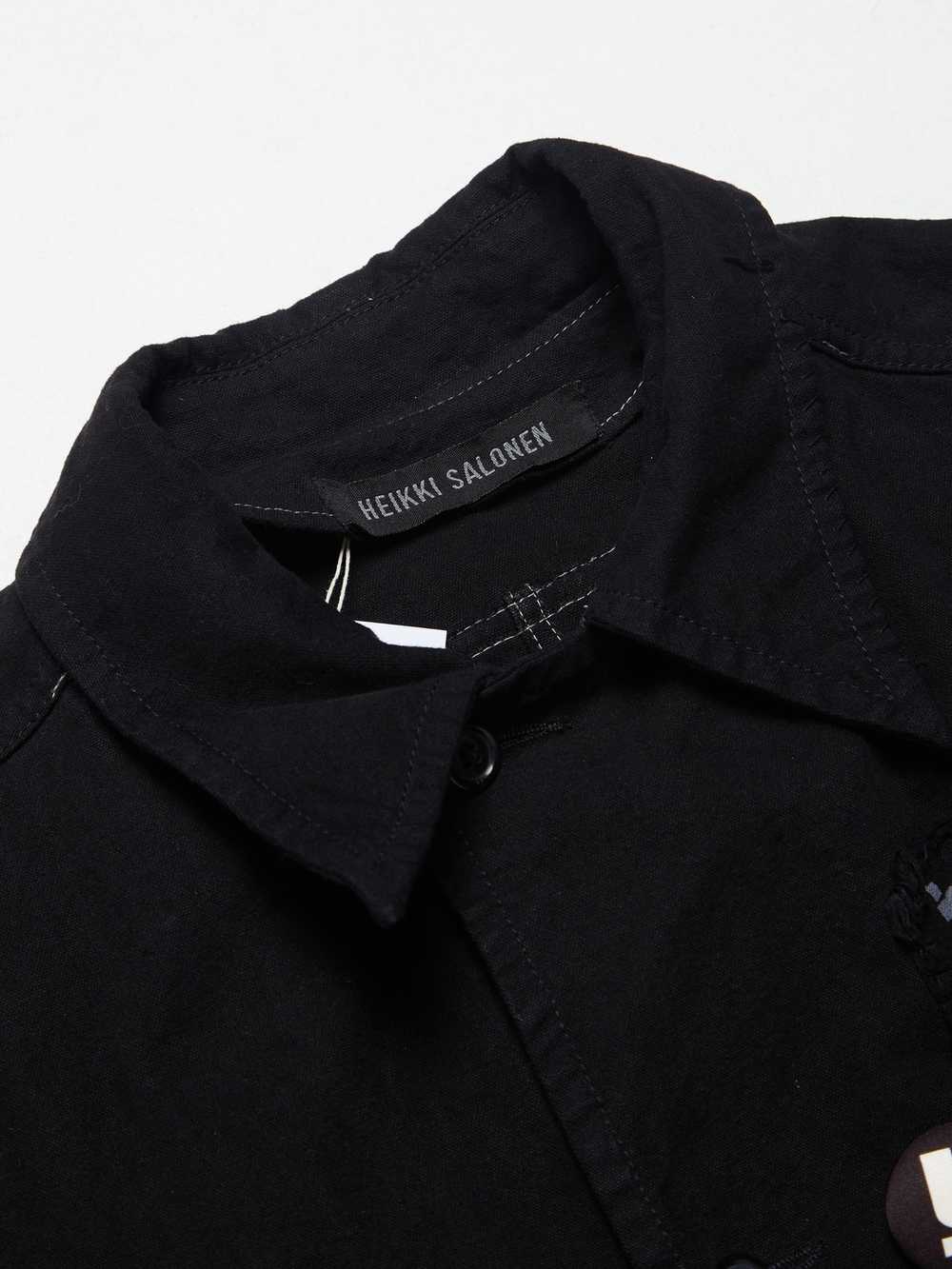 Other Black Pinned And Patched Denim Overshirt - image 3