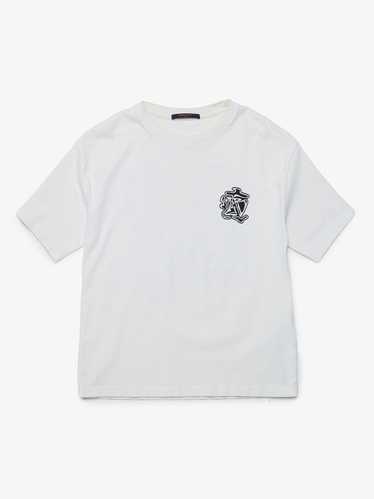 Louis Vuitton White T Shirt Réf. 1854 Blue Red Barcode Logo Brand New Size  S