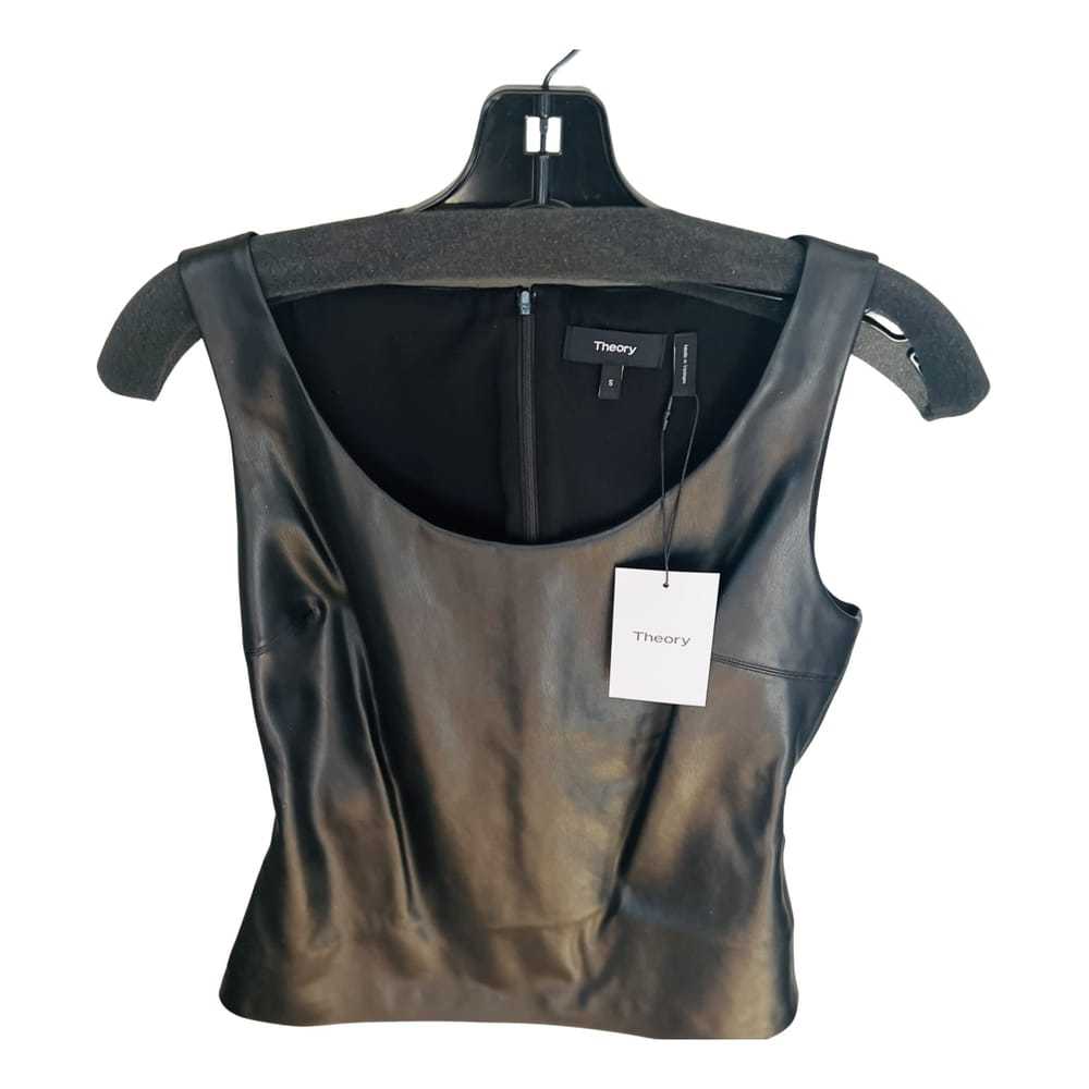 Theory Vegan leather shirt - image 1