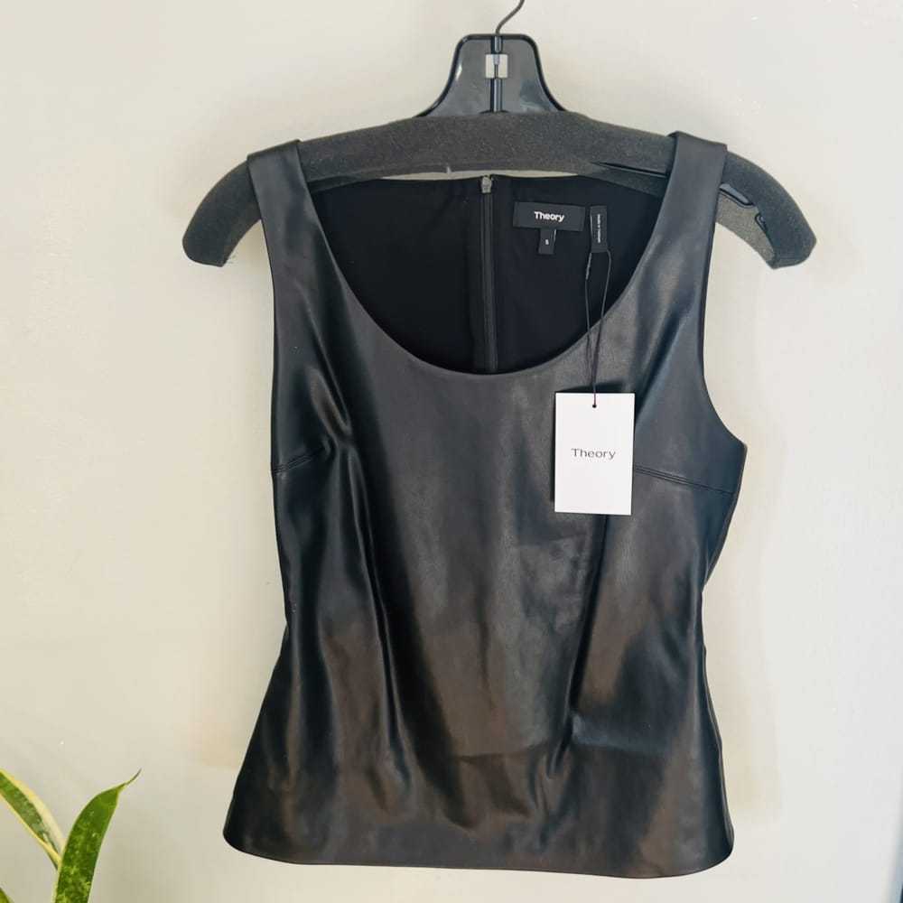 Theory Vegan leather shirt - image 2