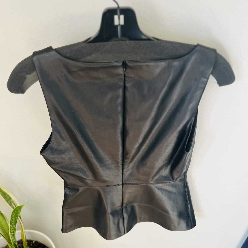 Theory Vegan leather shirt - image 7