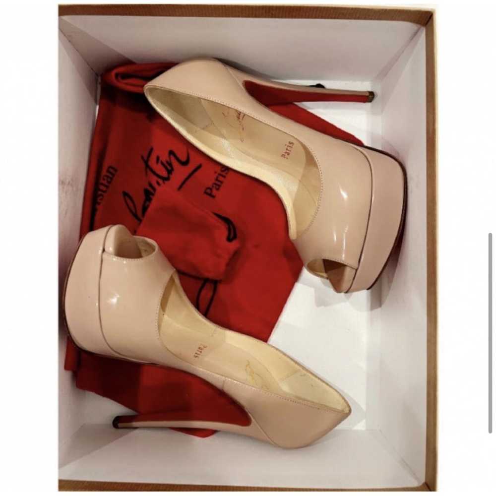 Christian Louboutin Lady Peep patent leather heels - image 4