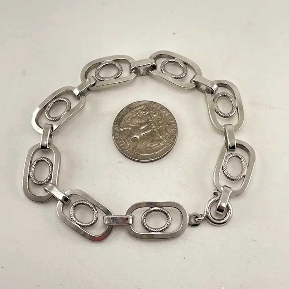 Sterling Silver Bracelet Unisex Oval Links Made i… - image 6