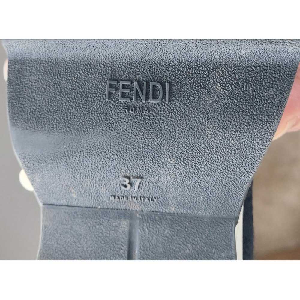 Fendi Cloth biker boots - image 7