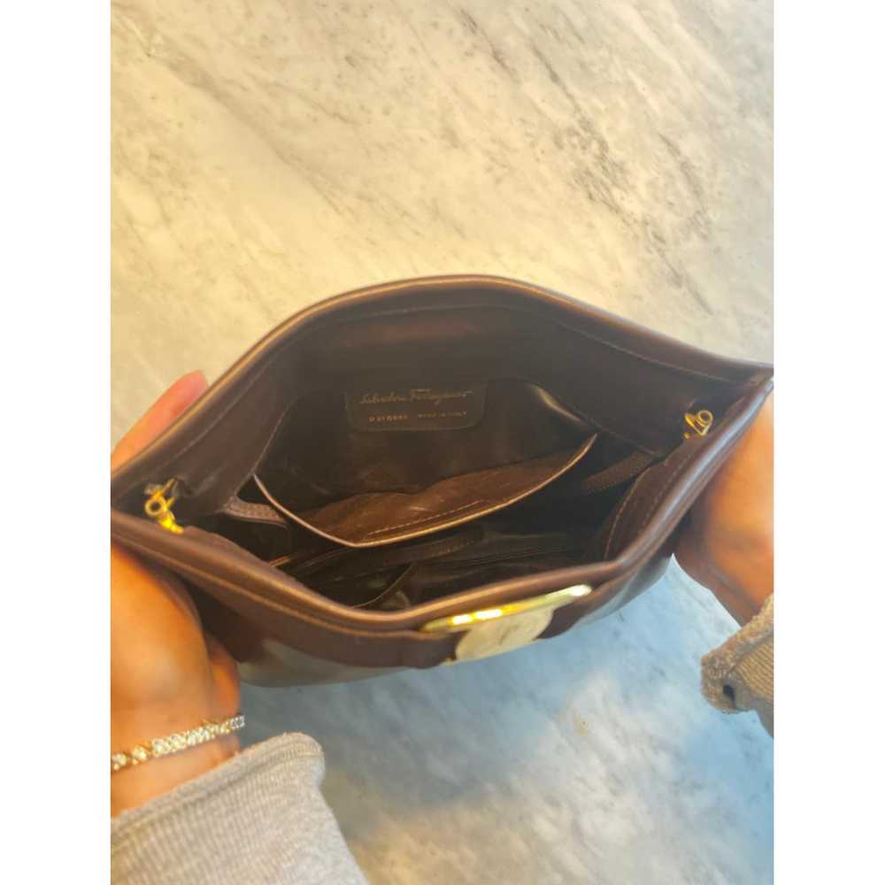 Salvatore Ferragamo Leather clutch bag - image 7
