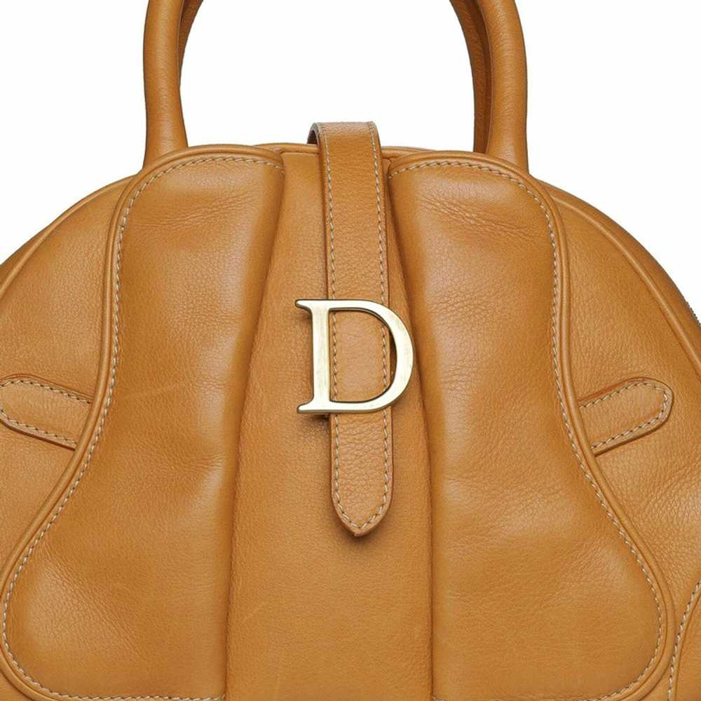Christian Dior Tote bag Leather in Brown - image 3