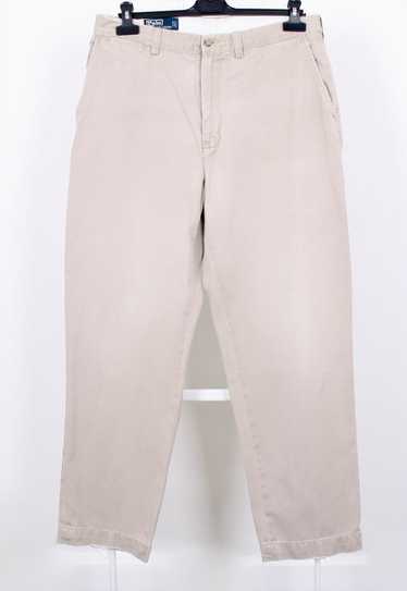 Polo Ralph Lauren trousers / pants in Cream /Grey 