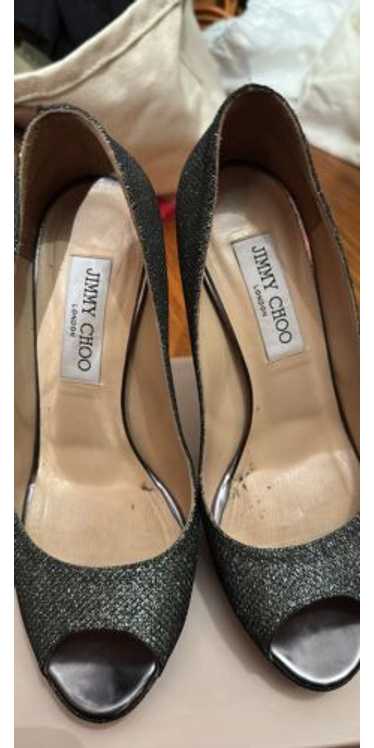 JIMMY CHOO ヒール 134KUKI LAME GLITTER 34 Jimmy Choo Heels - Women's 34 – Fashionably Yours