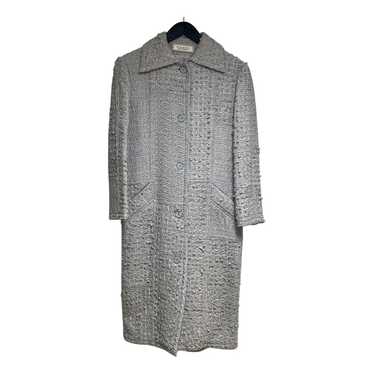 Nina Ricci Gray Stripe Vintage Coat 38 / hot 6