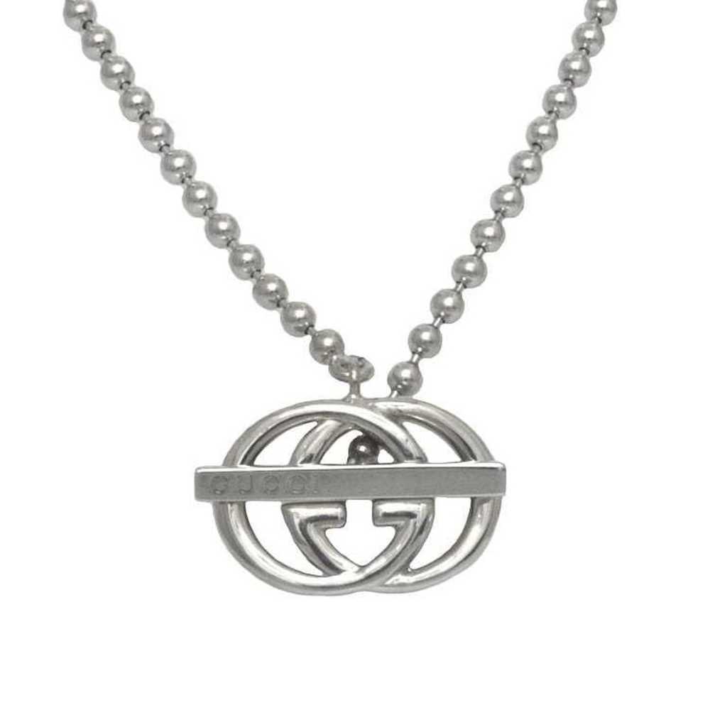 Gucci Gucci ball chain necklace sterling silver i… - image 1