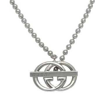 Gucci Gucci ball chain necklace sterling silver i… - image 1