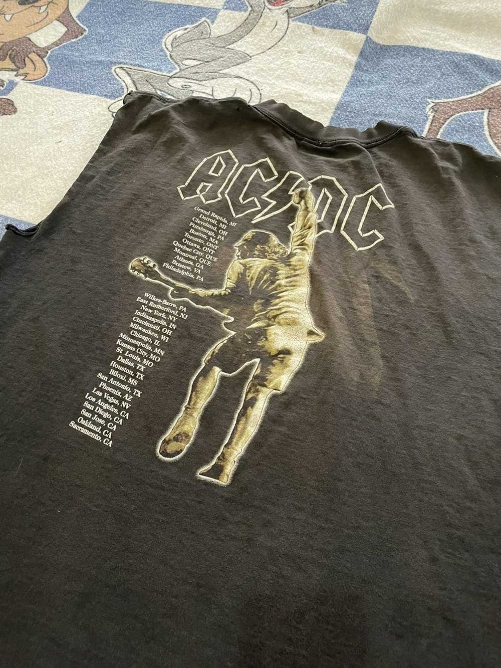 Ac/Dc × Tour Tee × Vintage Vintage AC/DC tour tee - image 4