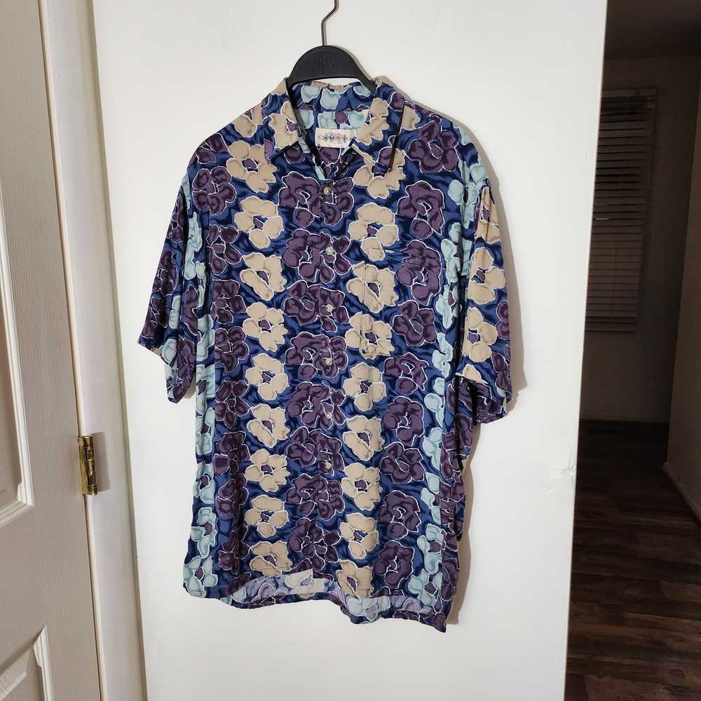Hawaiian Shirt × Vintage Vintage 80's Aloha Flora… - image 1